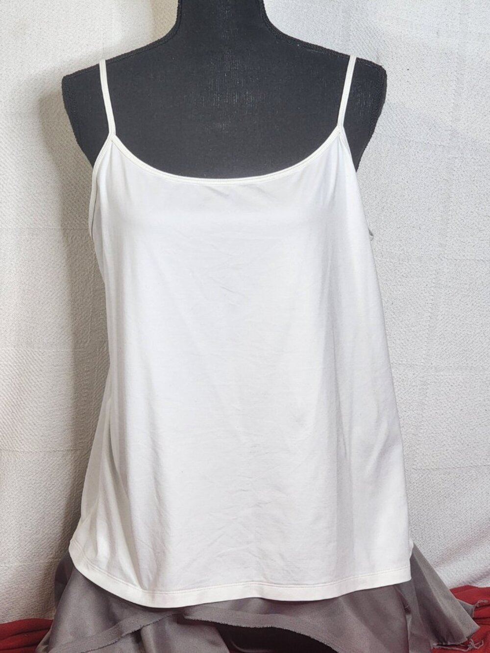 Lane Bryant Winter White Nylon Adjustable Span Spaghetti Strap Cami Top Sz 18/20 - Picture 2 of 16